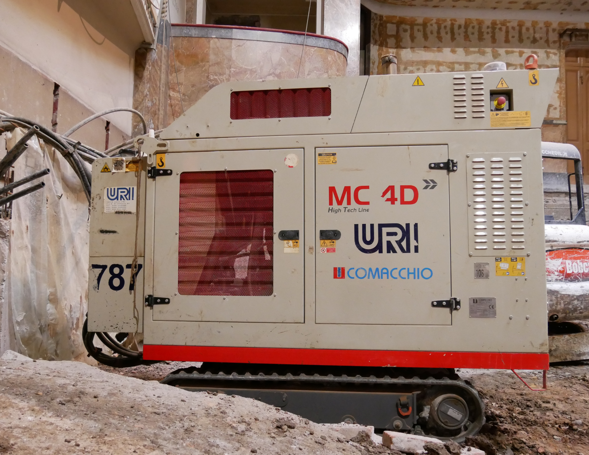 CMC 4D Teatro carani lavori di geotermia sonda per perforazione URI Comacchio